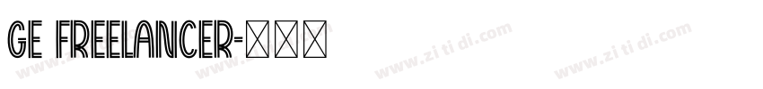 GE Freelancer字体转换